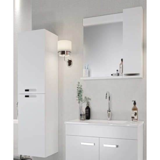 Balneom Bathroom 65cm Bathroom Cabinet Mirrored Cabinet Upper Cab 