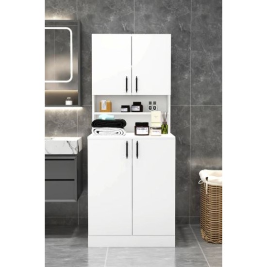 WASHING MACHINE CABINET WITH DOOR