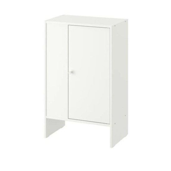 Baggebo Buffet Showcase White 50x30x80 Cm